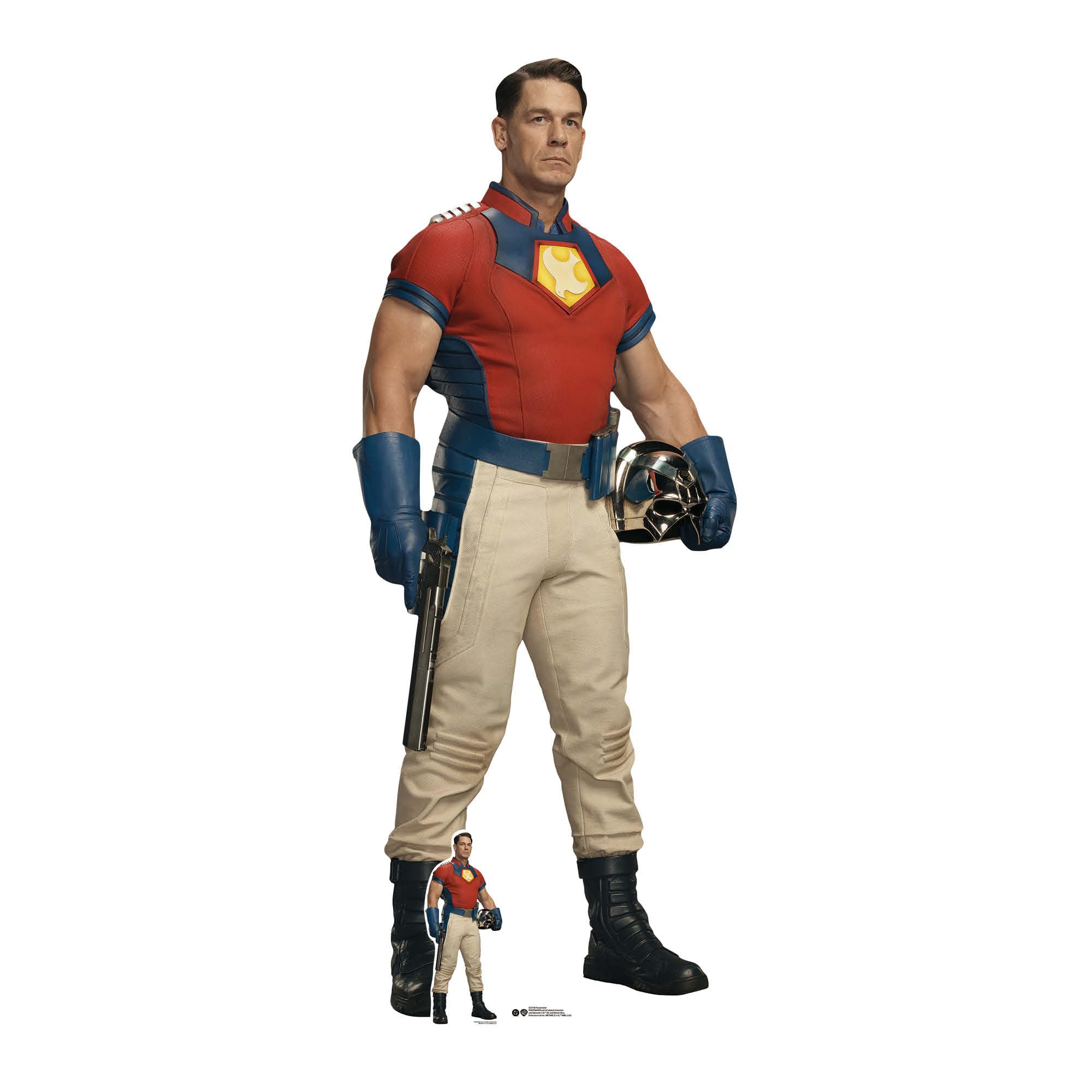 Star Cutouts SC4750 WWE John Cena Peacemaker with Sonic Boom Helmet Lifesize Cardboard Cutout – Wrestling Party Decoration & Collector Display 192cm