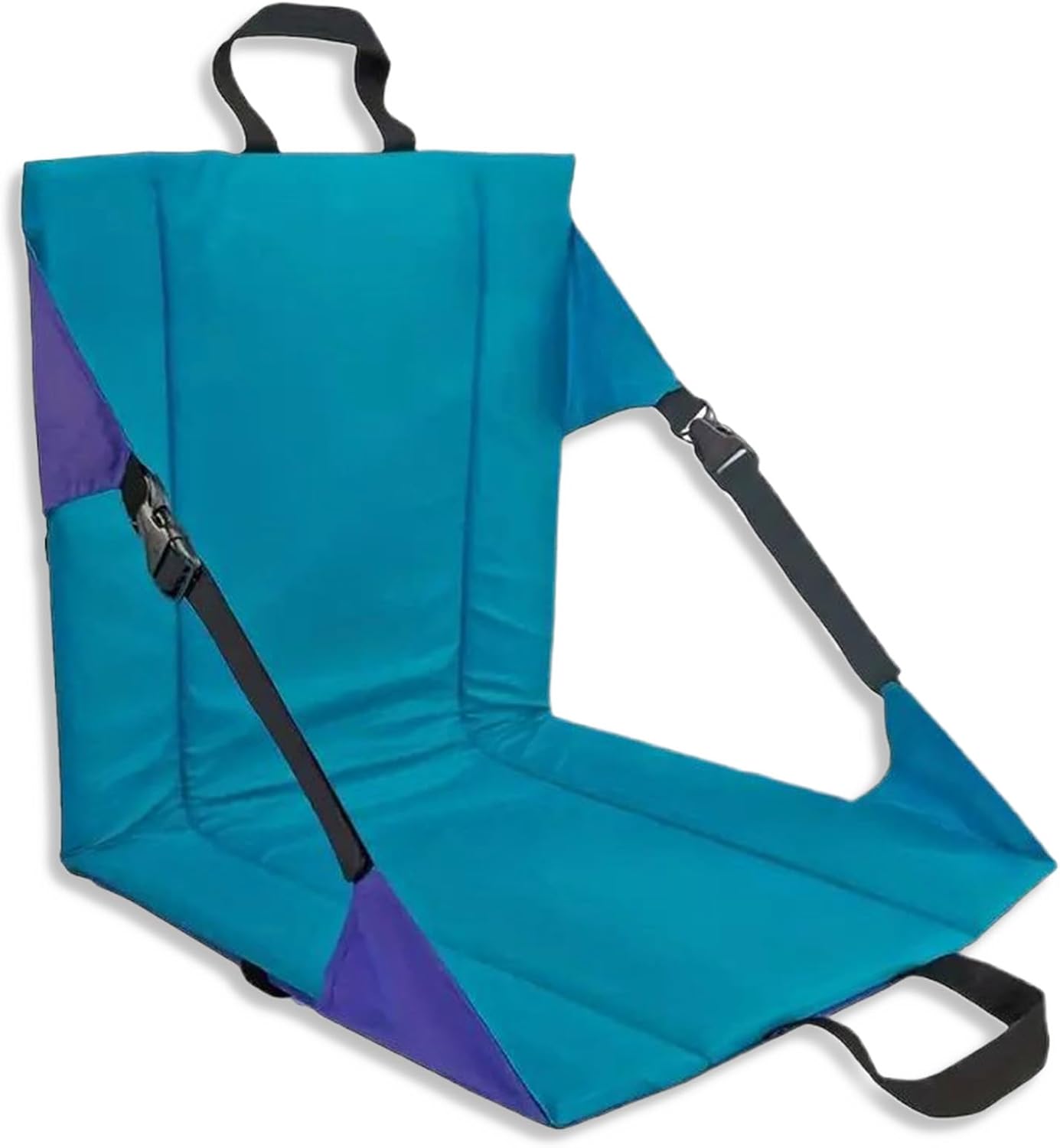 Chairs for Bleachers with Back Support Bleachers Stadium Seats Folding Cushions Floor Chairs Folding Chairs Music Festival Outdoor Fishing Chair YHJ01 pk Blue Peacock Blue