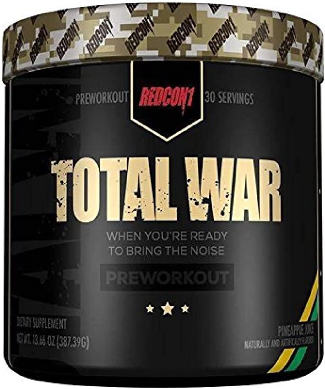 Redcon1 Total War Preworkout 387gs Pineapple Juice
