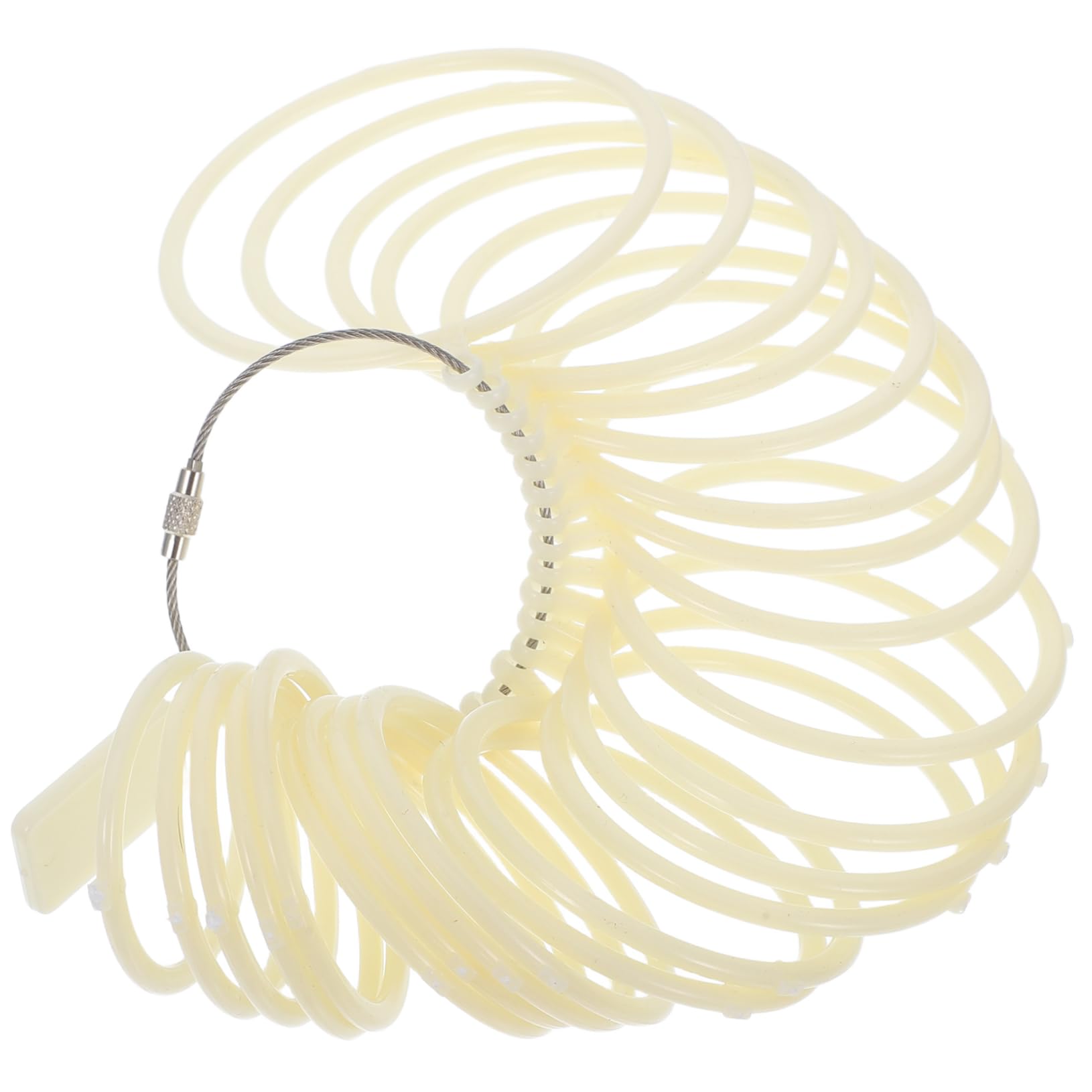 HOMSFOU Accurate Wrist Bracelet Size Measurement Plastic Bracelet Wrist Ruler Bangle Tool