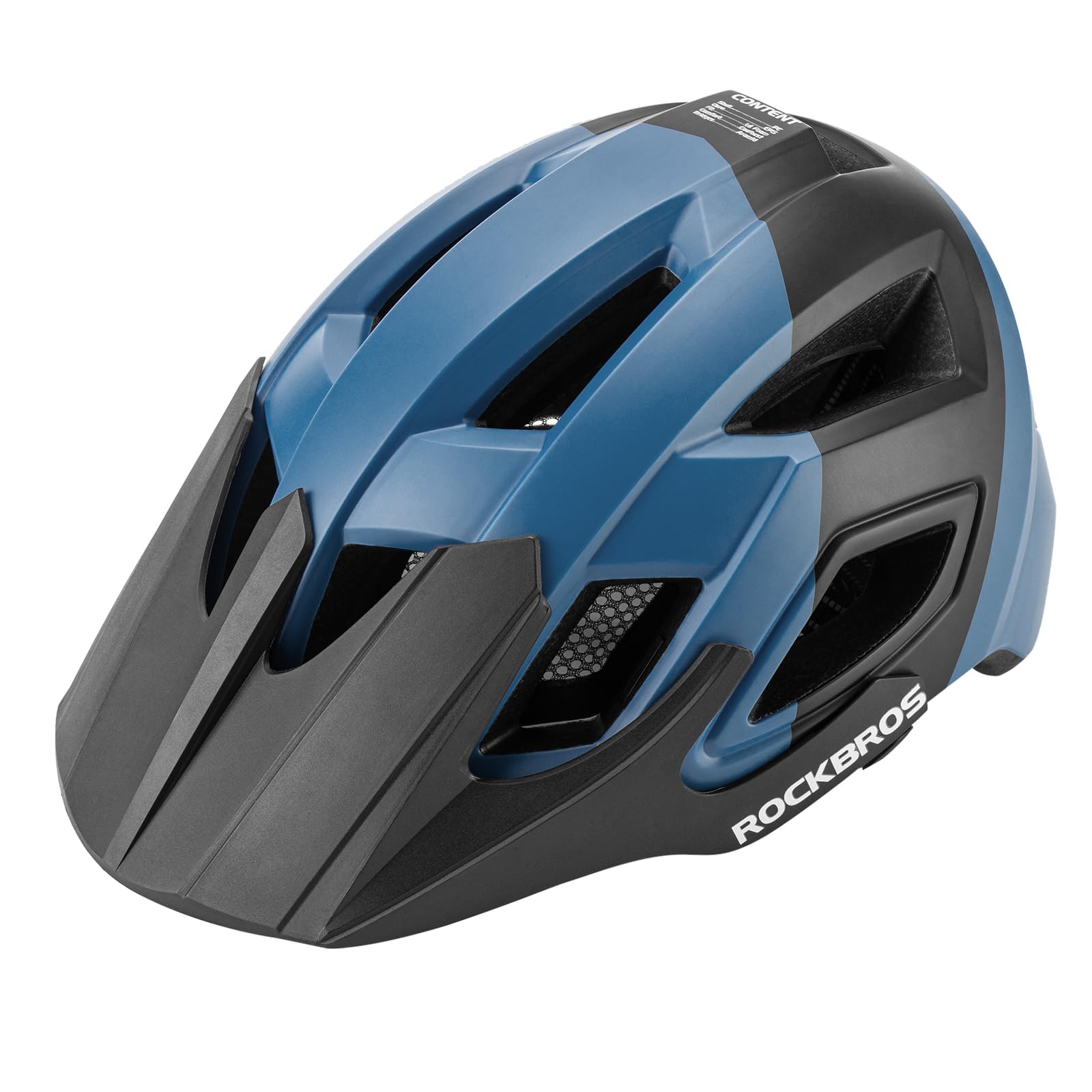 ROCKBROS Mountain Bike Helmet Adult Lightweight Breathable Bike Helmet for Men and Women MTB Mountain & Road Bicycle One Size 58-62 CM