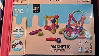 42 قطعه من المكعبات المغناطيسيه لتعليم الاطفال