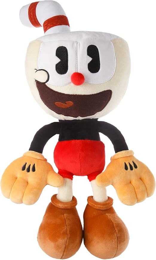 Amazon.com: Mighty Mojo Cuphead Plush Toy 15 Inches -Super Soft ...