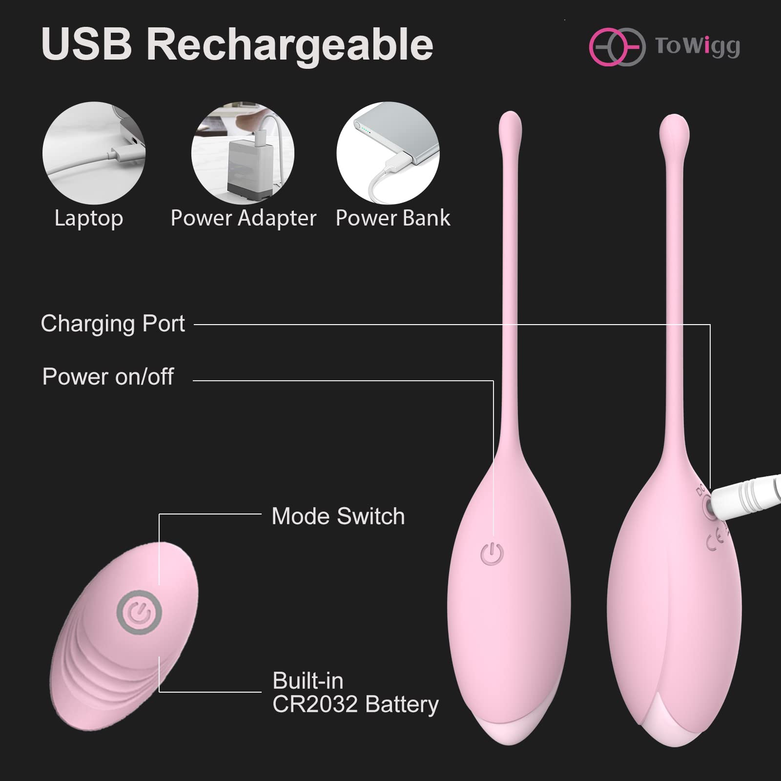 wireless vibrating ben wa balls Kegel Balls Exerciser Ben Wa Balls for Bladder Control Pelvic Floor  Tightening main image 0