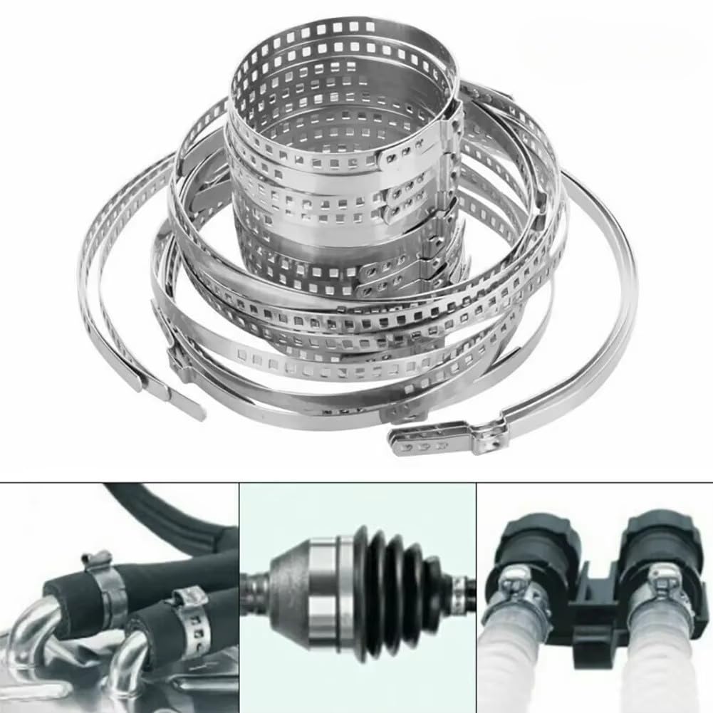 CV Joint Boot Kit Osłona przeciwpyłowa z silikonu samochodowego do stałej prędkości, zamienna, uniwersalny zestaw łączenia szyn okrągłym zaciskiem kulowym(4 sets of CV)