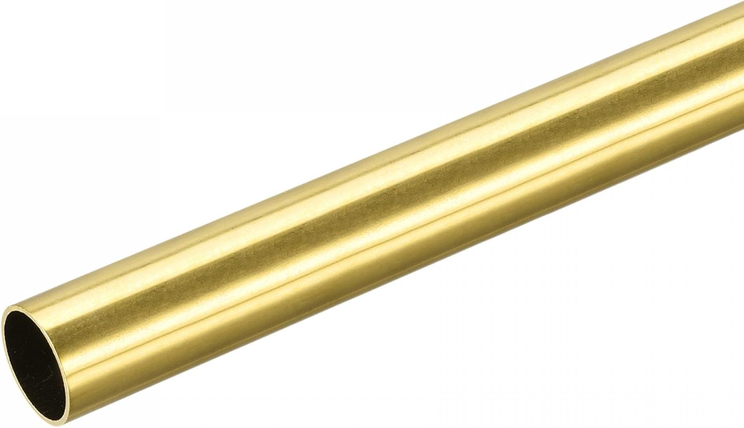 uxcell Brass Round Tube 15mm OD 1mm Wall Thickness 200mm Length Pipe Tubing