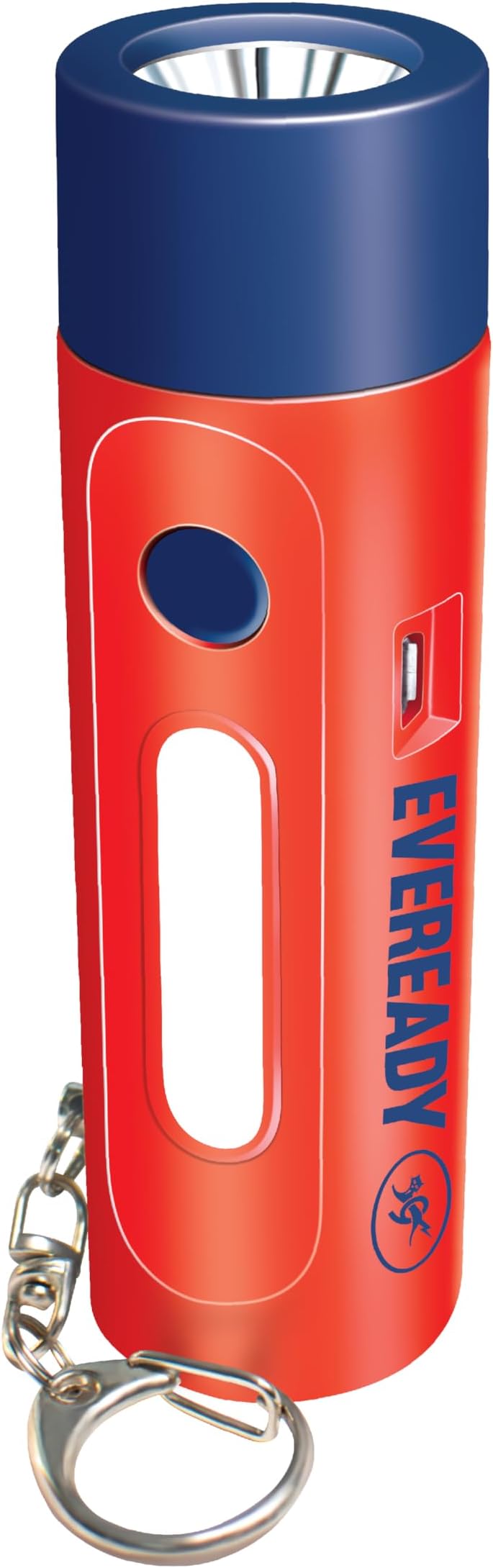 Eveready Siren DL102 Rechargeable LED Torch with 100 Decibels (dBA) Personal Safety Alarm - for Women, Kids & Elderly | 1W Torch, 1W Sidelight, Flasher, Keychain, USB Type B Fast Charging
