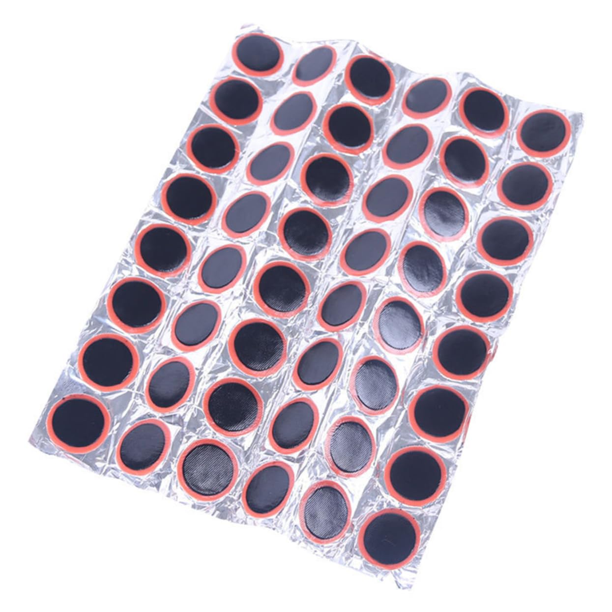 OSOLADY 3Sheets Round Tire Patch Kit for Bike Durable Rubber Puncture Repair Tools Easy to Use Lightweight for Home Roadside Emergencies Black