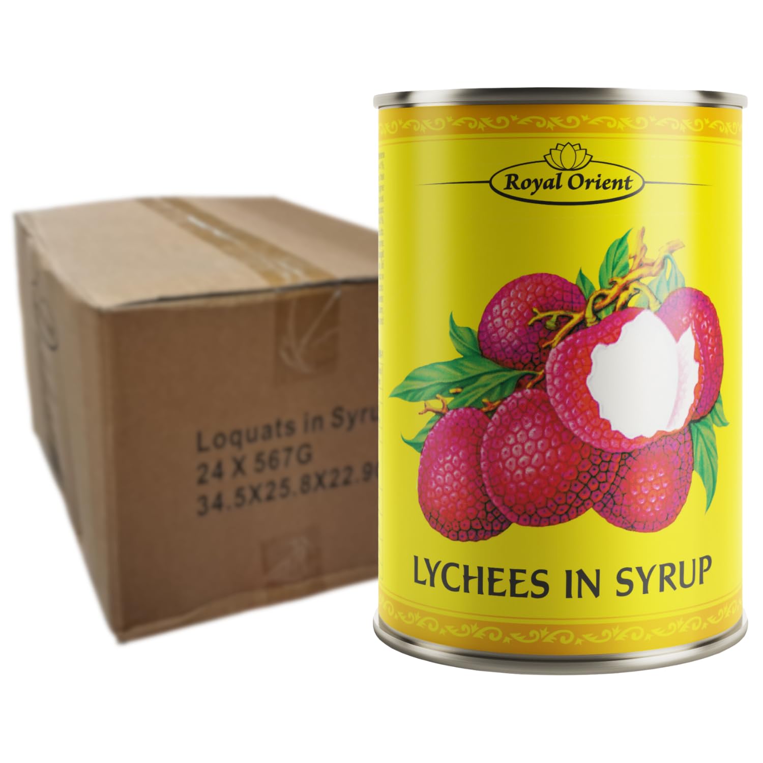 Royal Orient - Lychees in Sirup - Multipack (24 X 567 GR)