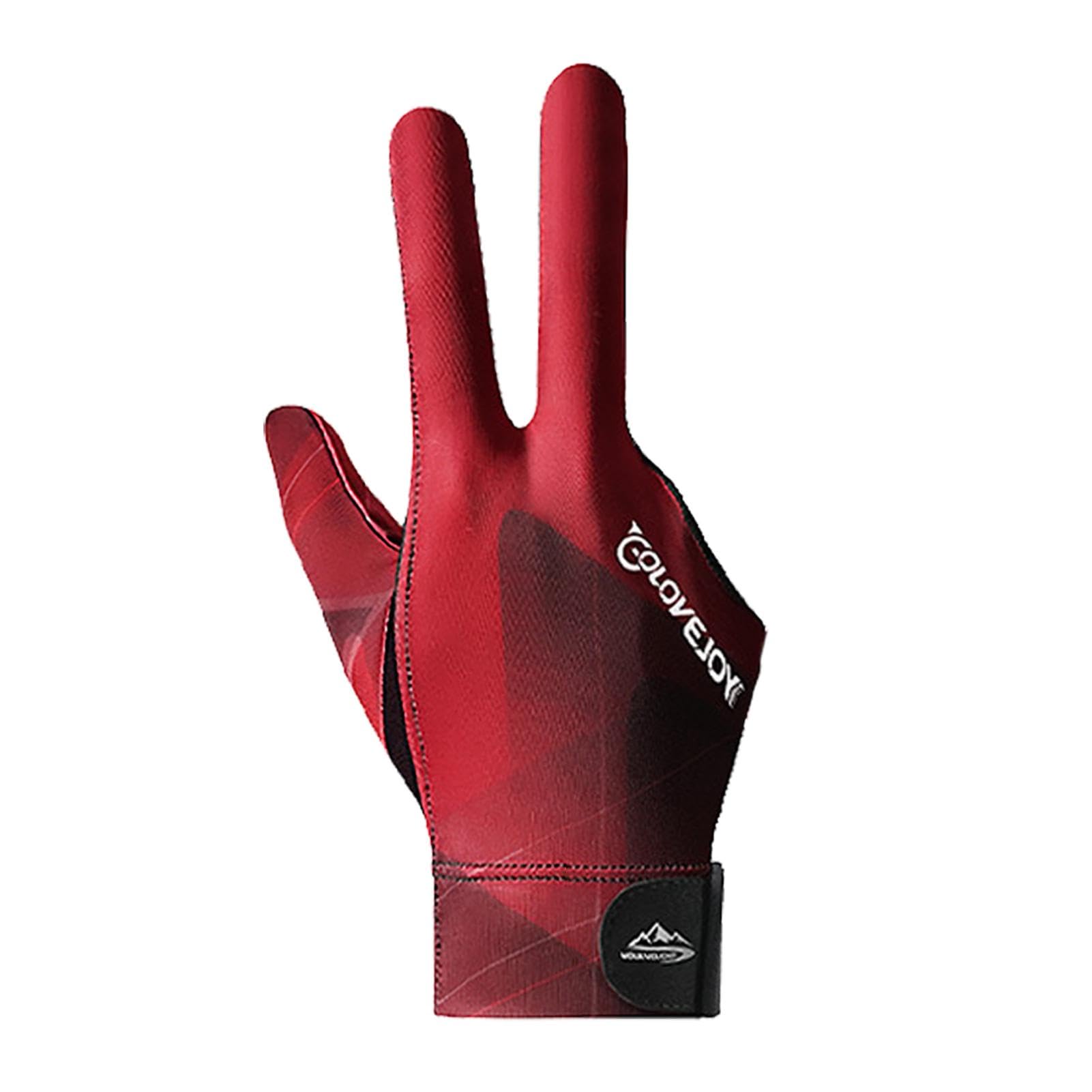 Anti Slip Billiard Glove 3 Fingers Show Gloves 3 Fingers Pool Gloves, Billiard Gloves Cue Shooter Pool Gloves Left And Right Hand Shooters Cue Sport Glove For Women Men Billiard Shooters Sport