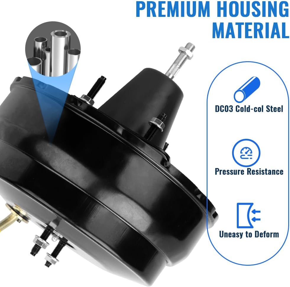 HARUMA 53-2727 Vacuum Power Brake Booster for Toyota 1996 1997 1998 1999 2000 2001 4Runner Truck SUV 2.4L 3.7L Power Brake Booster, 532727, 446103D700, 44610-3D700