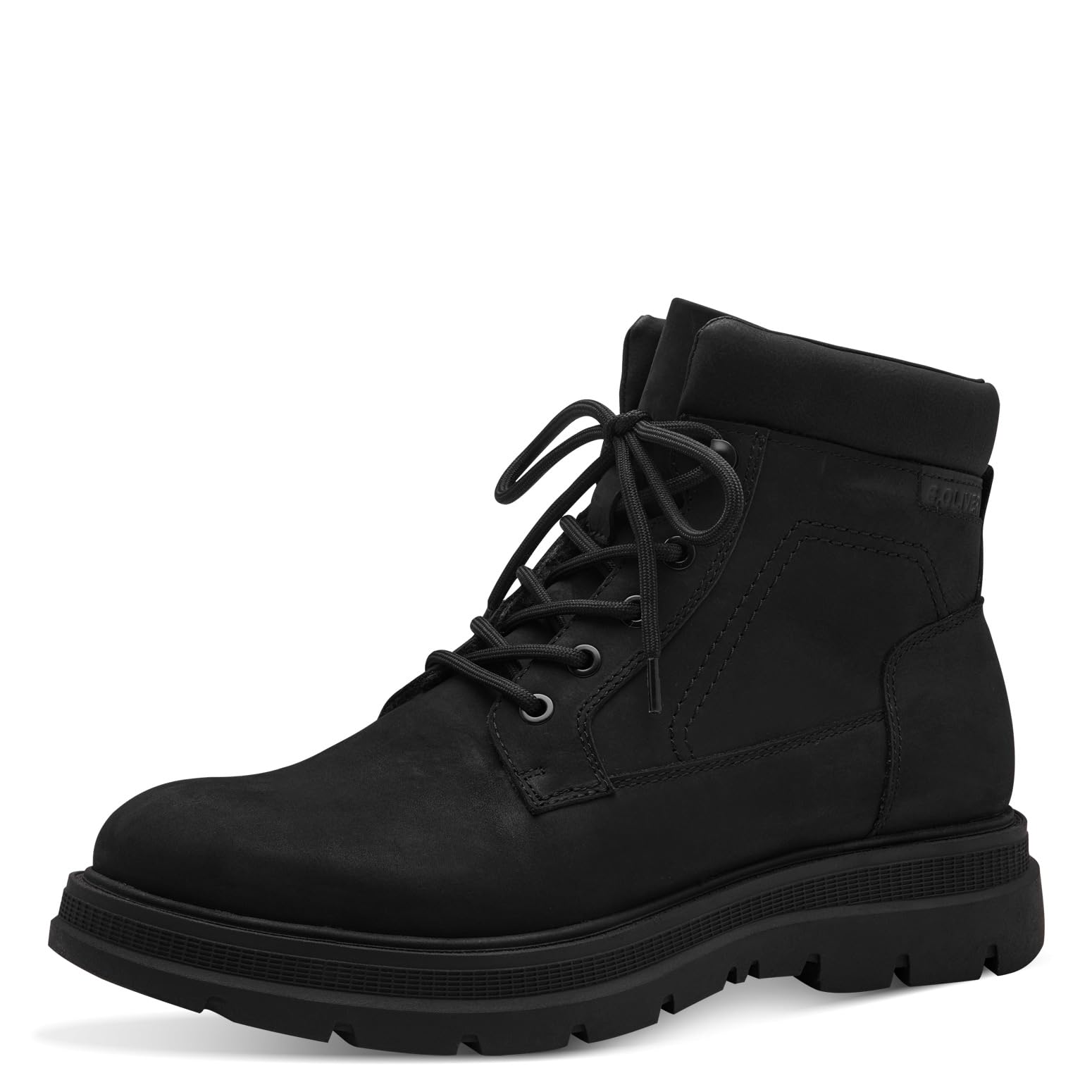 s.Oliver Men's Wl Lace Boot 5-16217-43 Snow, Black, 7 UK