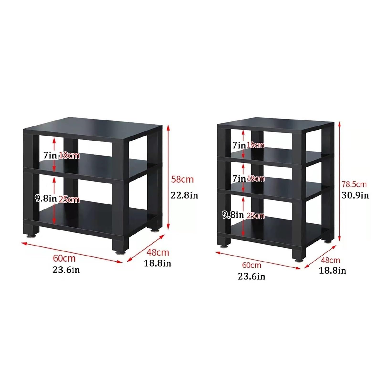 Armadio stereo - mensola per proiettore, supporto multimediale AV, rack video-audio, armadi componenti, scaffali indipendenti per centro di intrattenimento, supporto TV, armadi stereo multifunzione