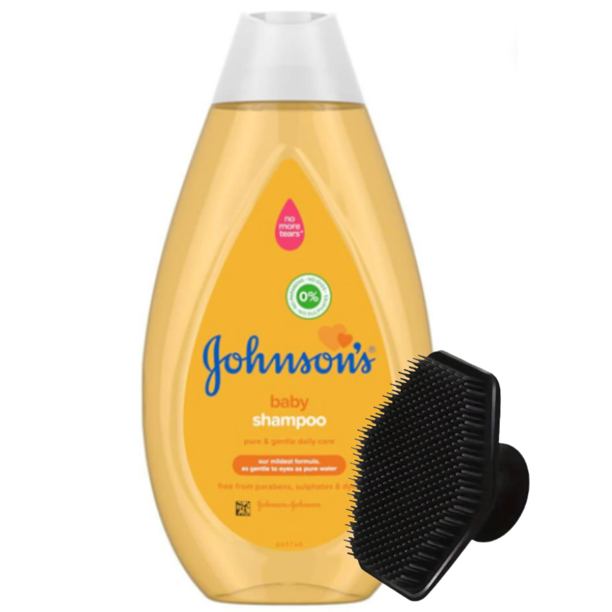 Cradle Cap Brush & Baby Shampoo Bath Set - Cradle Cap Scalp Scrub Treatment Newborn & Toddler - Baby Shampoo 300ml & Newborn Essentials Bath Brush - Prevent Flakes & Dry Scalp