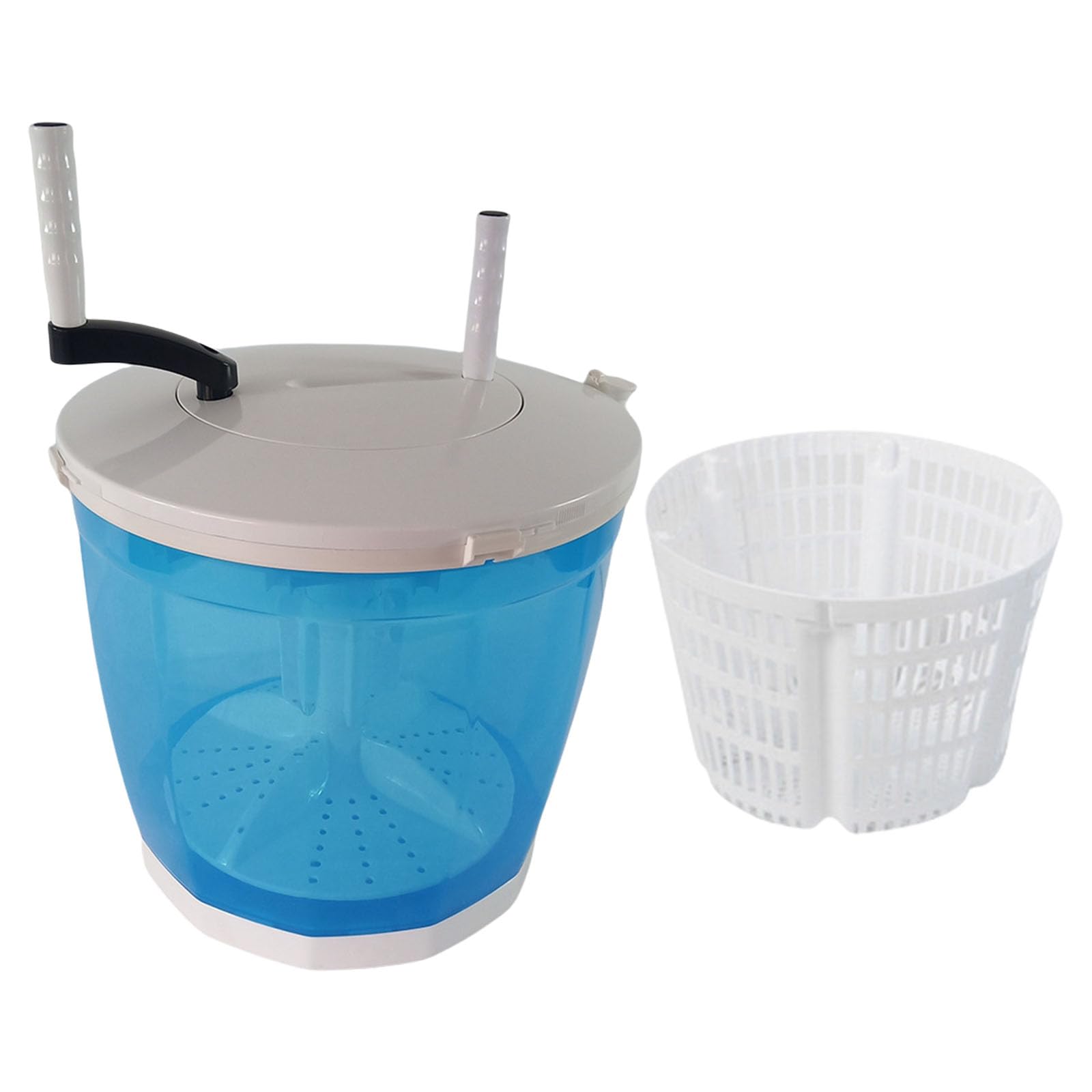 Kalttoy Space Saving Washer Spins Dryer Detachable Miniature Laundry Machine for Apartments Dorms Outdoor Adventures Use Manual Washing Machine