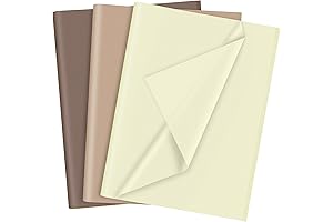 PLULON Beige Tissue Paper for A Distinctive Gift Wrapping Experience