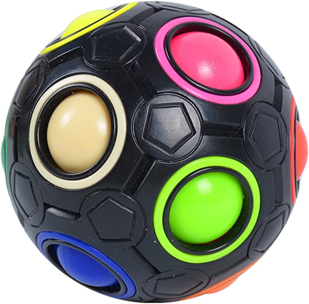ANAB GI Magic Rainbow Puzzle Ball- Fidget Ball Puzzle Game- Brain Teaser Toy for Boys & Girls Age 3 and Up- Birthday Party Christmas Easter Gift Stocking Stuffers Toy for Kids Teens Adults (Black) (B0CXSLCC52) Amazon Price History, Amazon Price Tracker