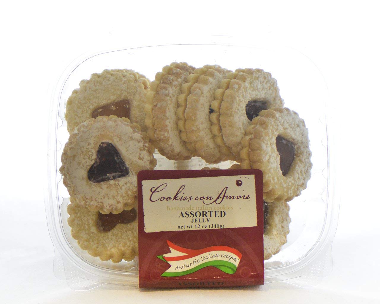Cookies Con Amore Galletas surtidas de gelatina, 12 onzas Yaxa Store