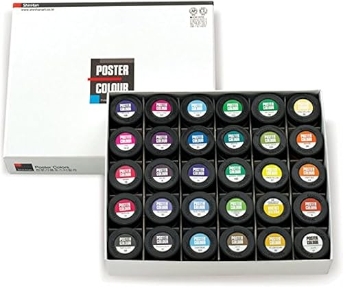 Shinhan Póster Color 1.4 fl oz - 30 Colores"A" Tipo para Experto