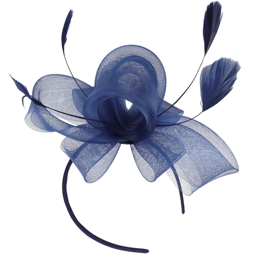 Lurrose Tocados Sombrero De Fiesta De Té Tocado De De Flores Tocado Con Clip Para Sombrero Tocado Para Boda Fiesta De Carnaval