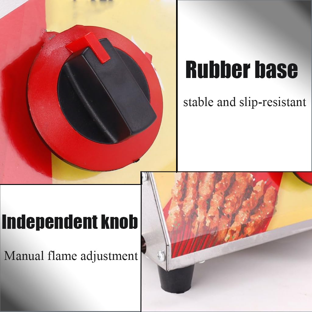 Freidora Industrial De 8l, Freidora De Metano De Acero Inoxidable, Freidora De Un Solo Recipiente, 1 Cesta Colgante, Diseño Modular, Desmontable,Quemador Metálico