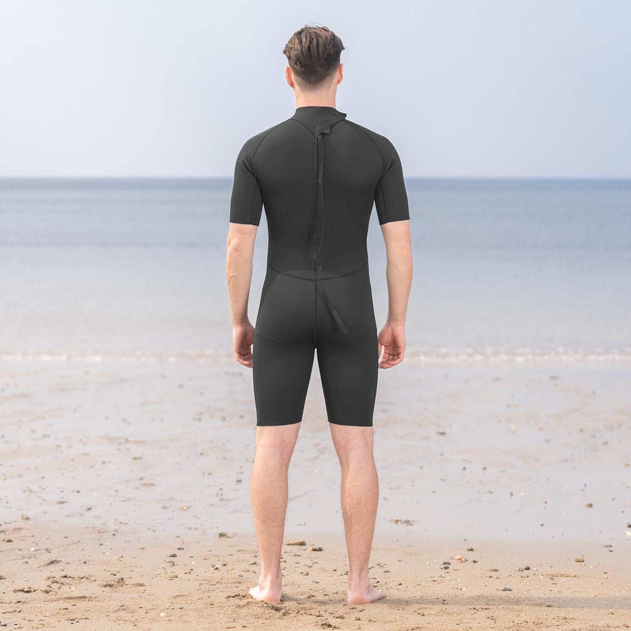 Amazon.com: AQUATEC Short Sleeve Men's Wetsuit - 2X Thicknesses