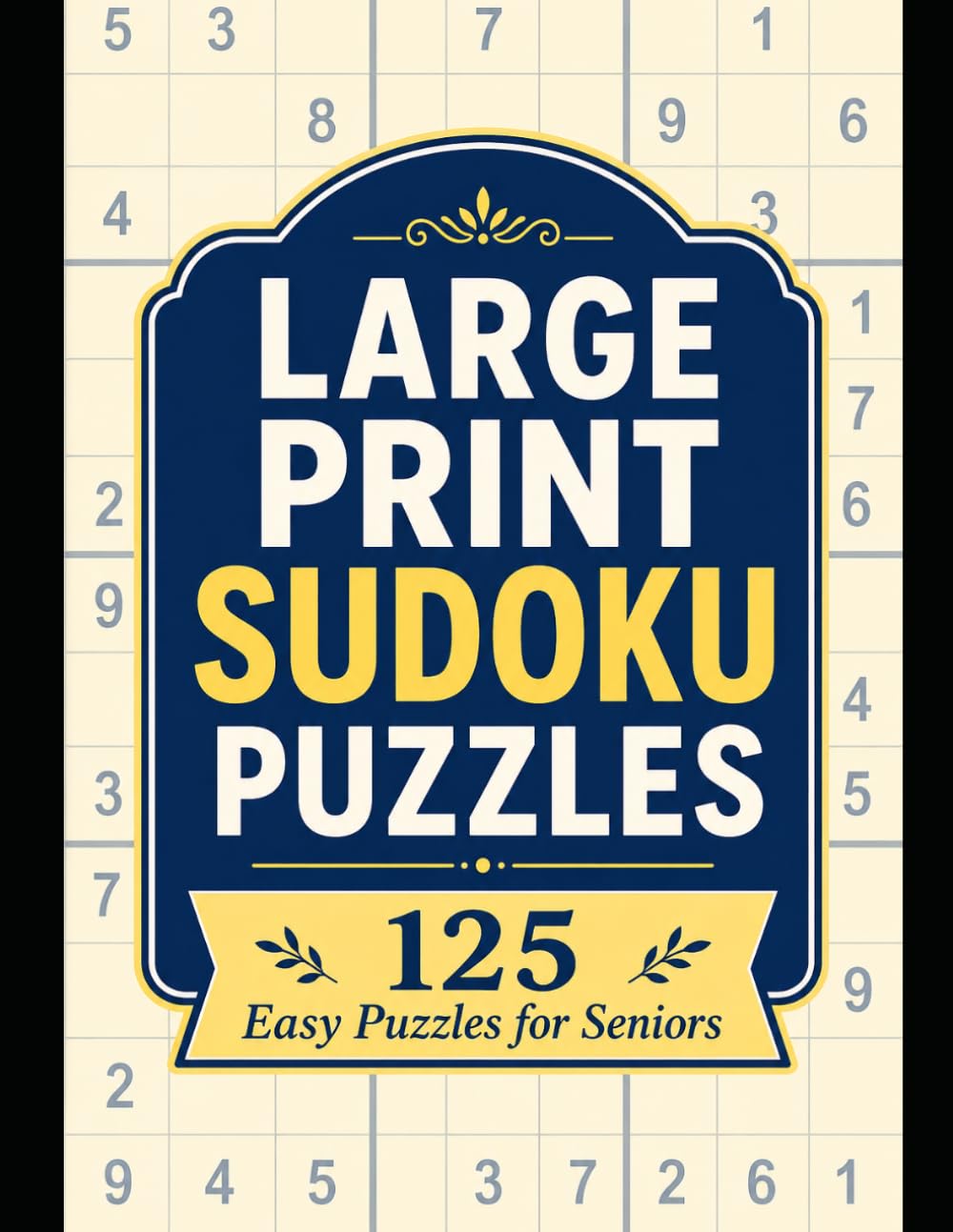 Large Print Sudoku Puzzles: 125 Easy Puzzles for Seniors