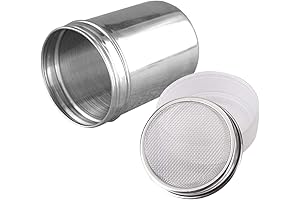 Onwon Fine Mesh Flour Shaker Container with Lid