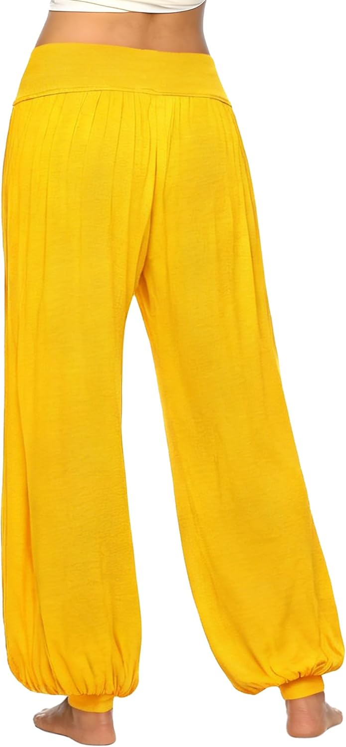 AvaCostume Women's Modal Yoga Pants Loose Harem Pants Soft Pilates Dance Joggers Lightweight Lounge Pajama Bottoms - Image 4