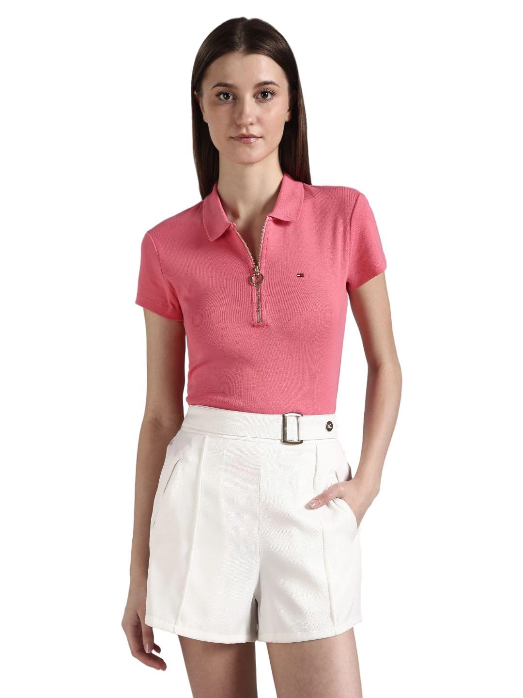 tommy hilfiger Solid Slim fit Cotton Polo t-Shirt-picture-35