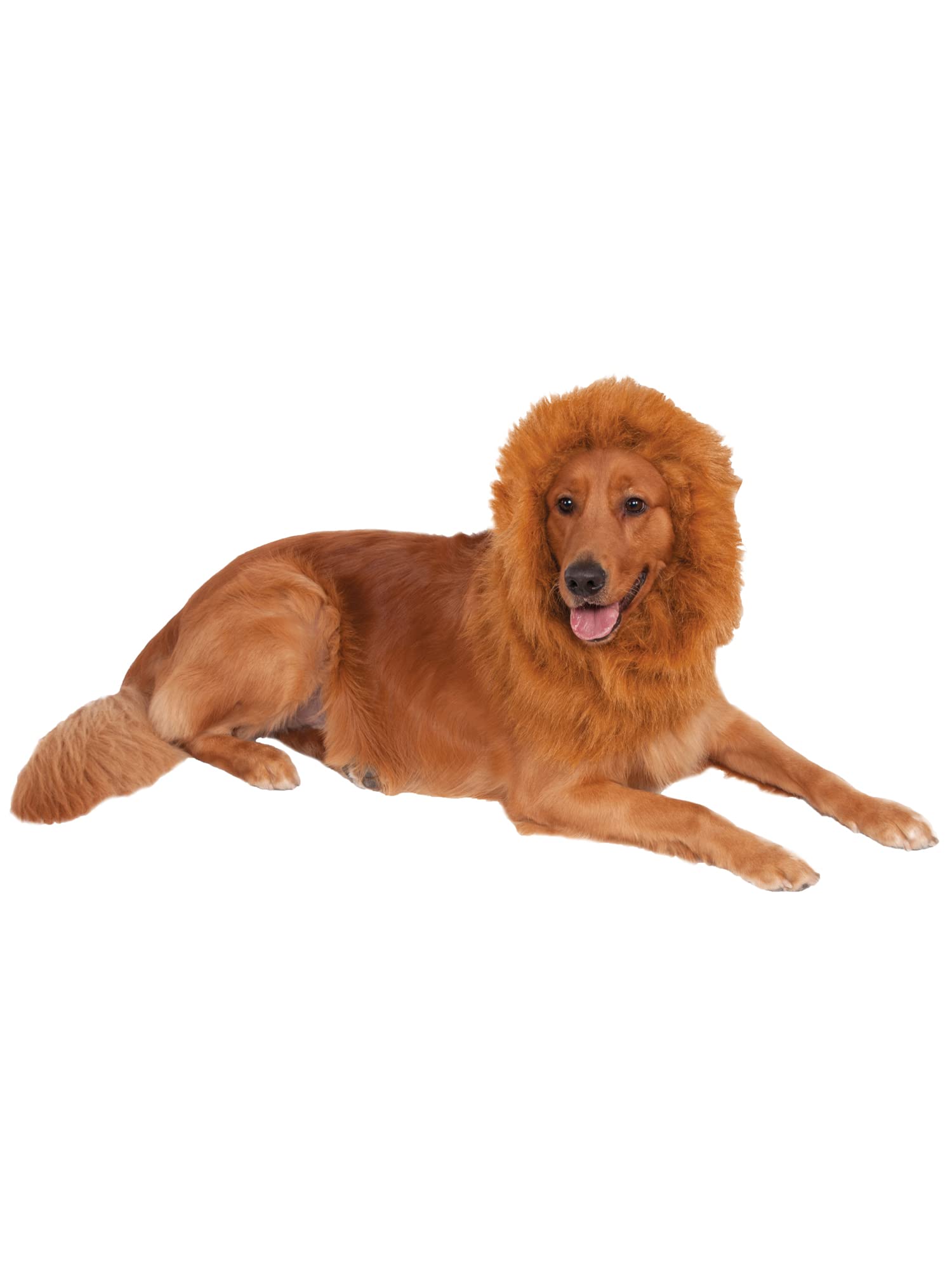 Crinière de lion pour chien Rubies déguisement drôle taille unique ajustable