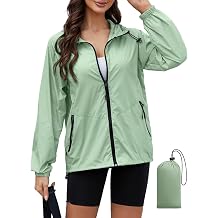 Lightweight Rain Jacket Women Packable Wind Breaker Light Rain Jacket Women Waterproof Travel Raincoat S-XXL