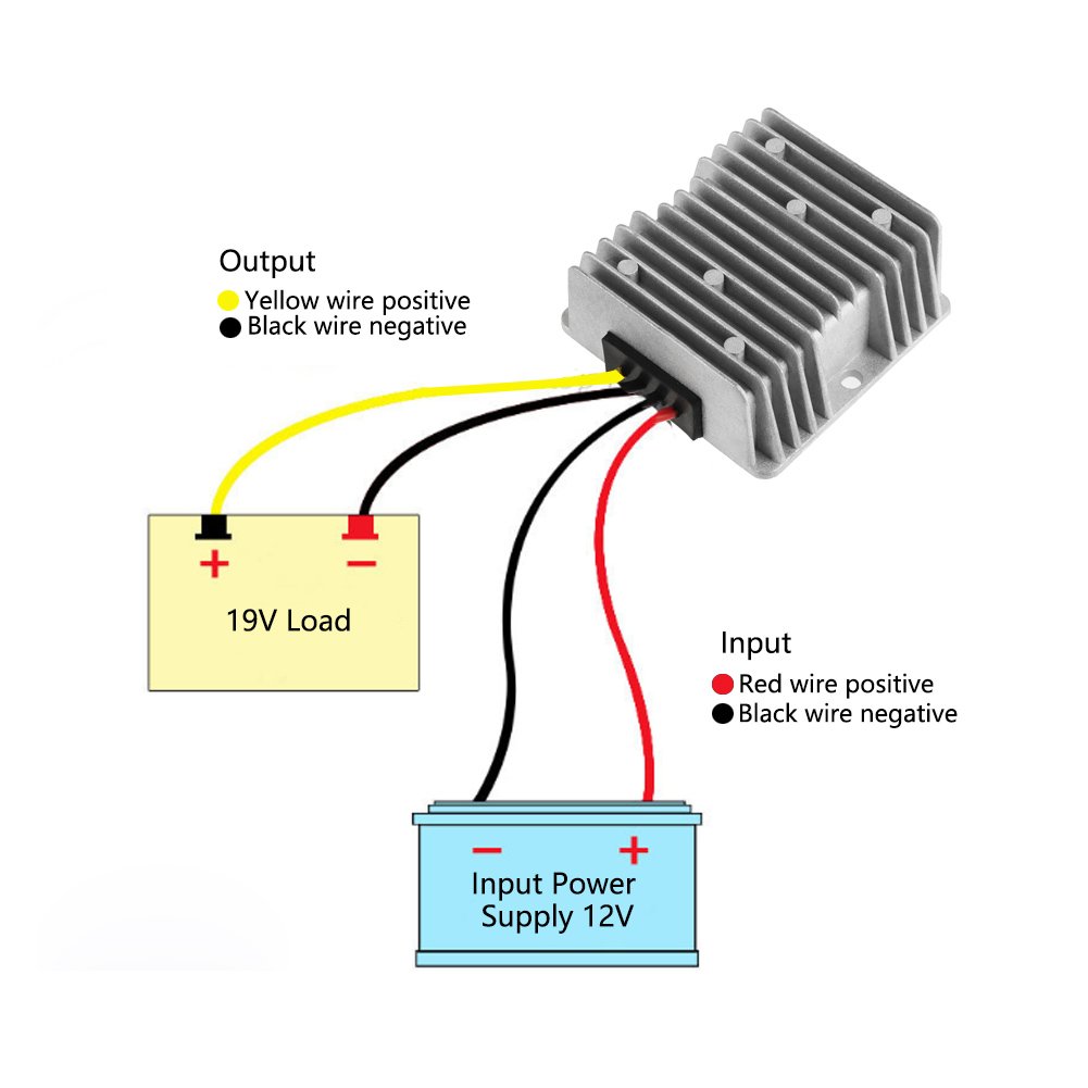 Convertitori di Alimentazione di Tensione DC 12V Fino a 19V Batterie Caricabatterie e Accessori Modulo Regolatore Convertitore di Potenza 8A 152W