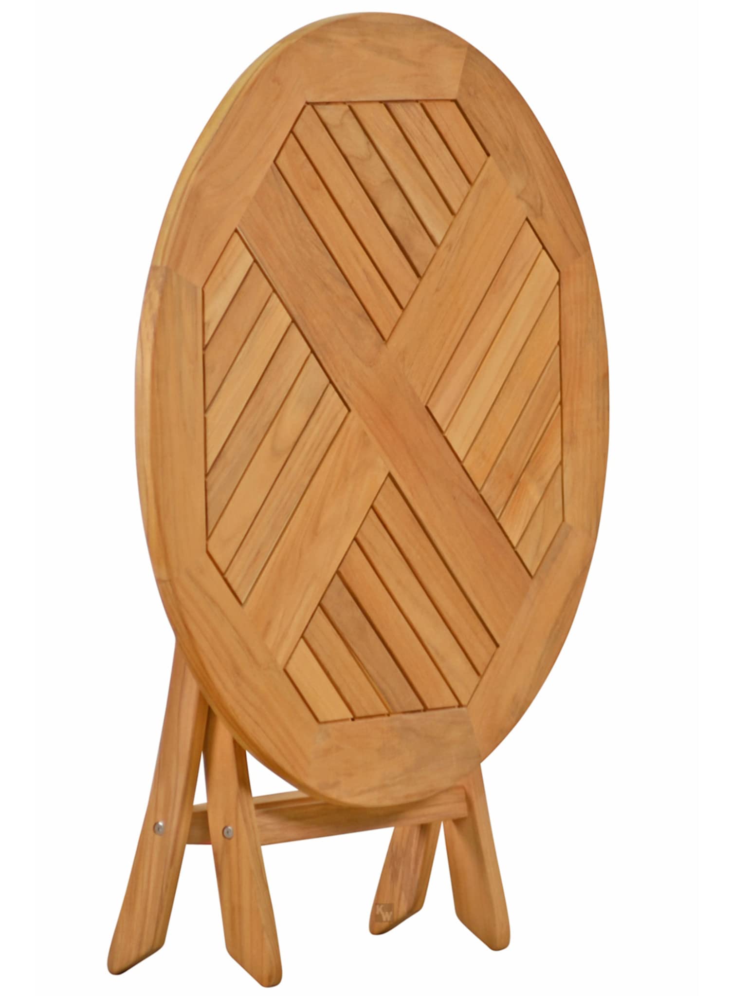 Kai Wiechmann Teak Klapptisch – 70 X 70 Cm, Wetterfest, Massiv, Für Garten, Terrasse & Balkon