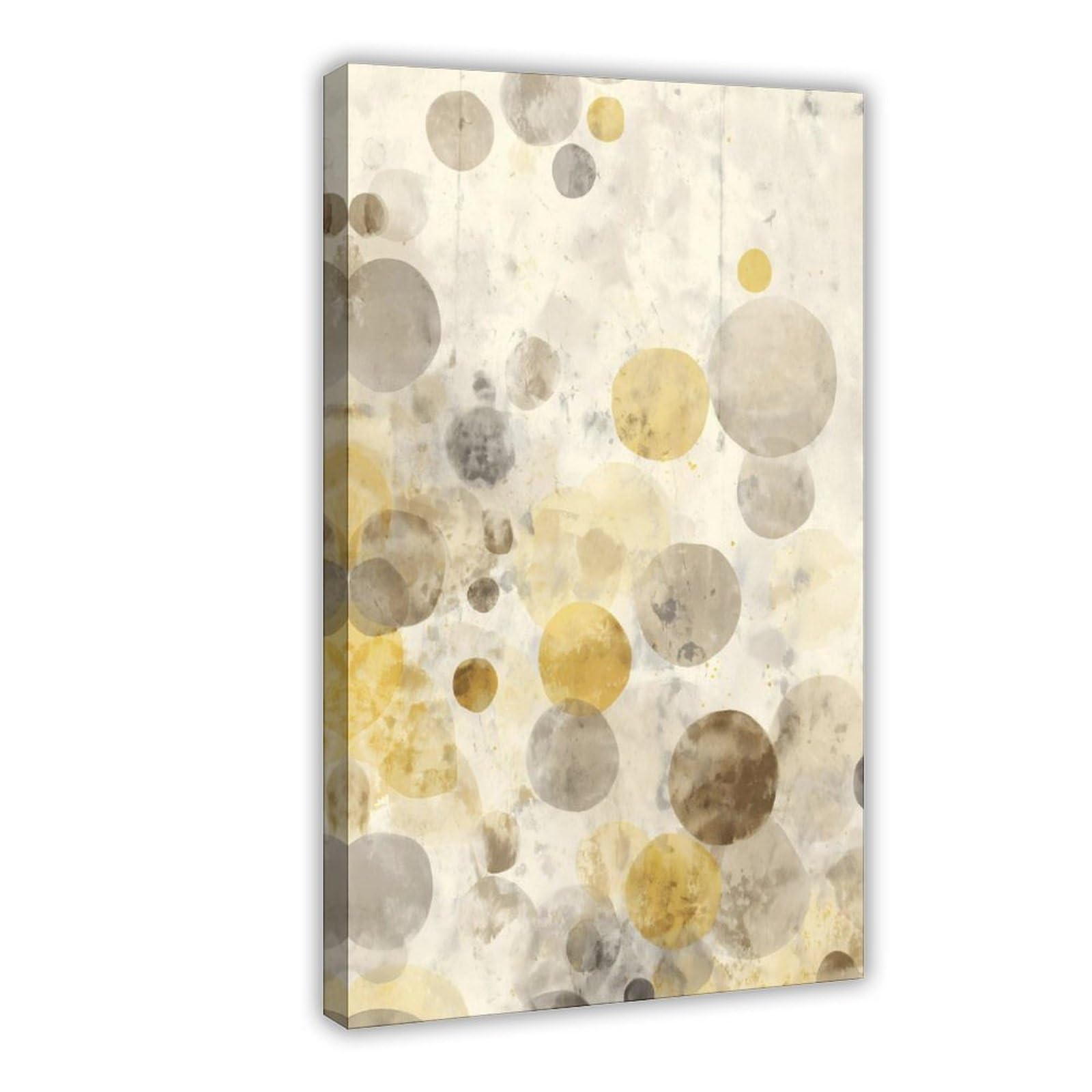 Ywtjax Frame-Style Abstract Circles Poster Canvas Poster For Office Decor Gift