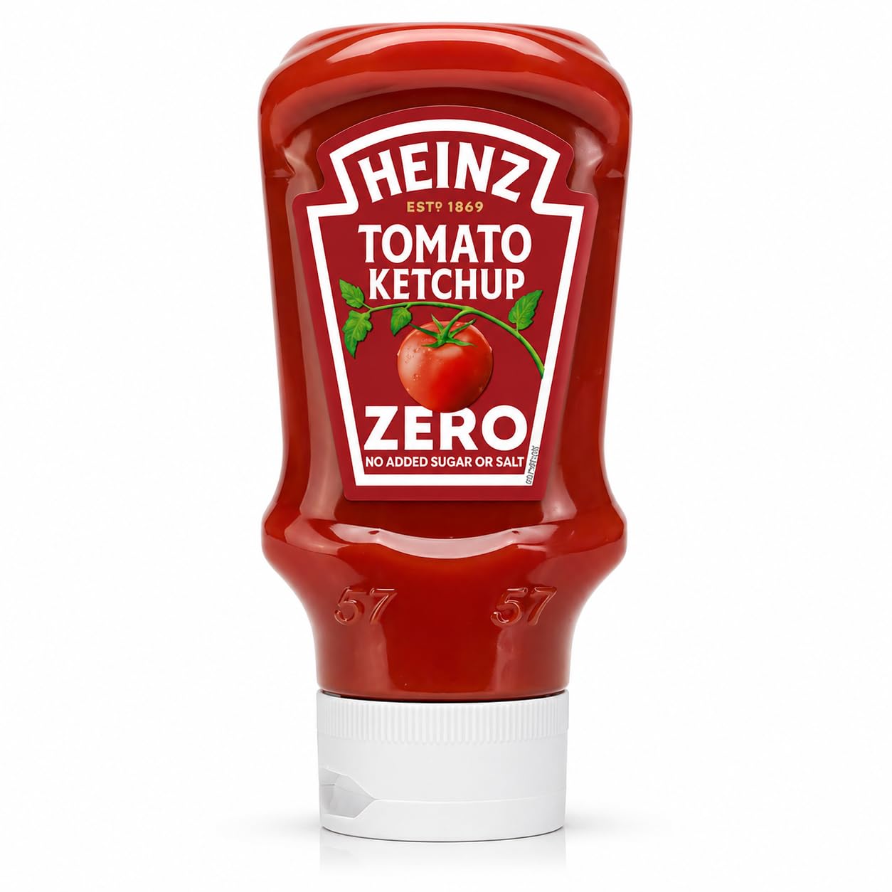 Heinz Ketchup pomidorowy bez dodatku cukru i soli, 425 g (opakowanie 10 szt.)