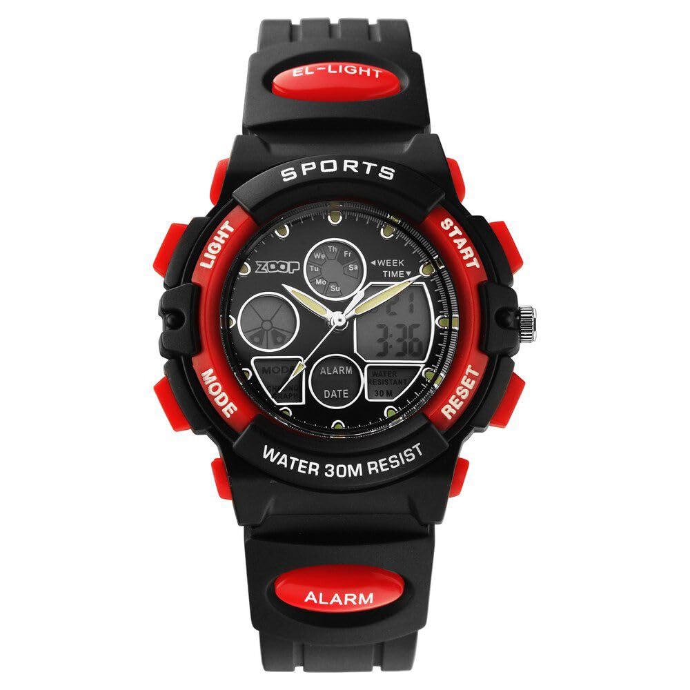 Zoop by Titan AnaDigi Quartz Analog Digital Black Dial Plastic Strap Watch for Kids-16033PP04W (B0CW9XGN4Z) Amazon Price History, Amazon Price Tracker