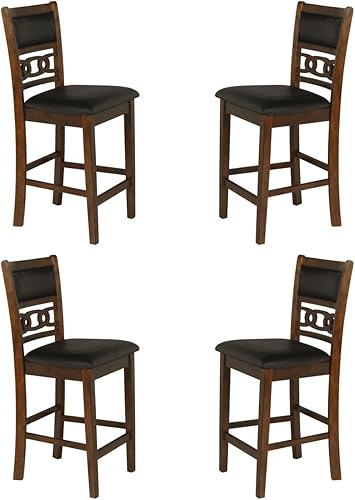 Miniatura 23 de New Classic Furniture Sillas de comedor Gia, juego de 2, color marrón Marrón,Ebany,Gris,Cereza