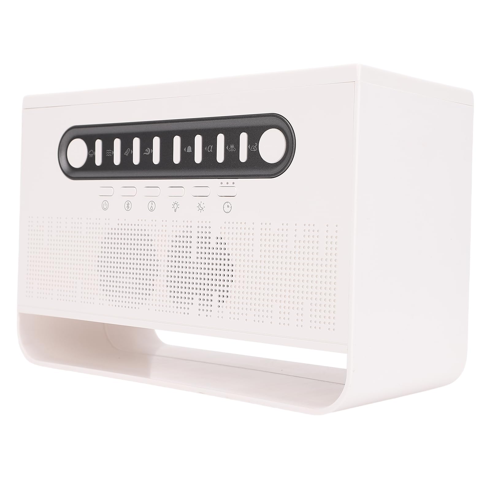 Fabater Diffusore di Oli Essenziali, Umidificatore Silenzioso da 200 Ml con Altoparlante Bluetooth, Timer di Spegnimento Automatico con Luce a 7 Colori per Macchina per il Rumore Bianco in Camera da