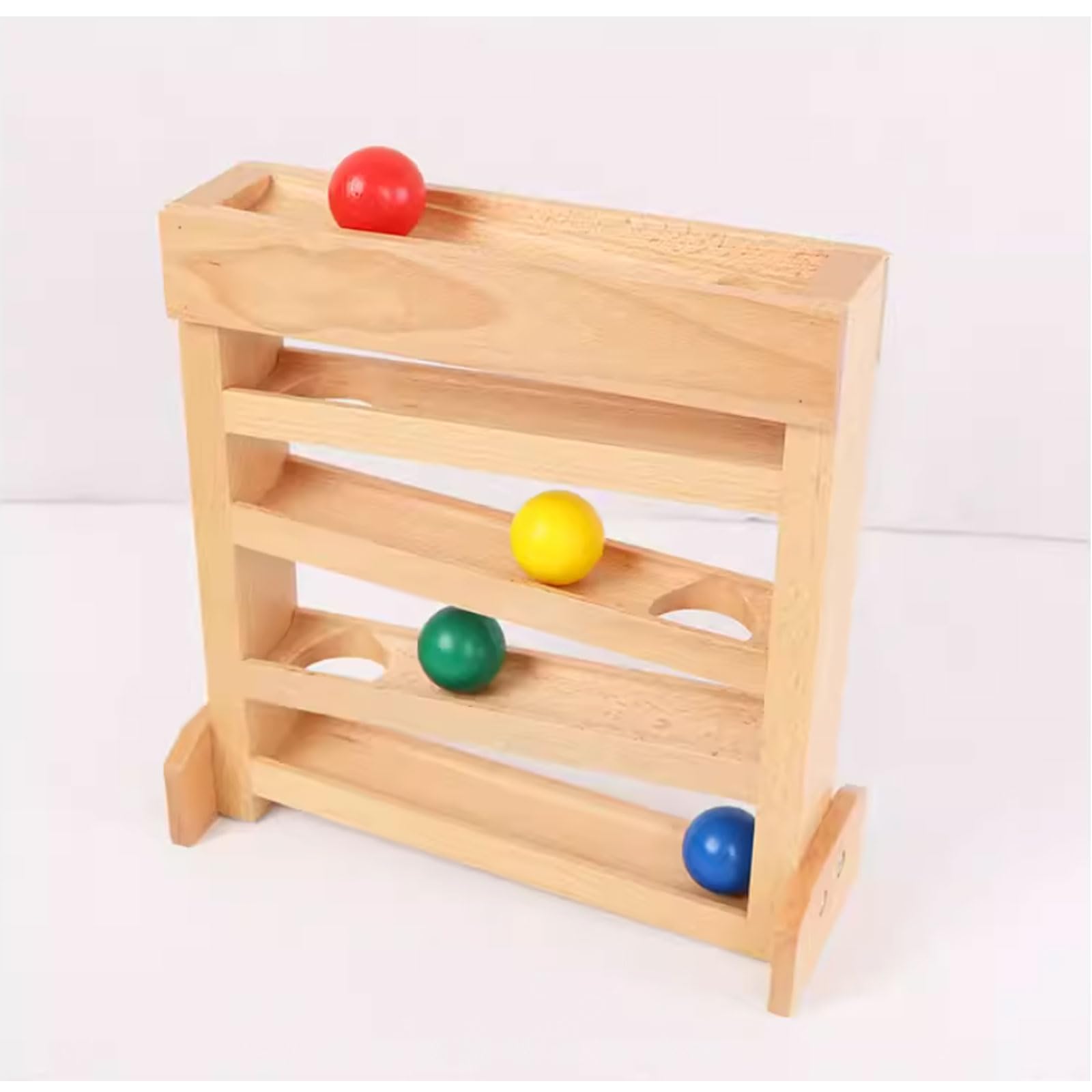 Montessori Visuelles Verfolgungsballrampen | Sensorisches & Ursache-Wirkung-Lernspielzeug für Kleinkinder 1-3 Jahre