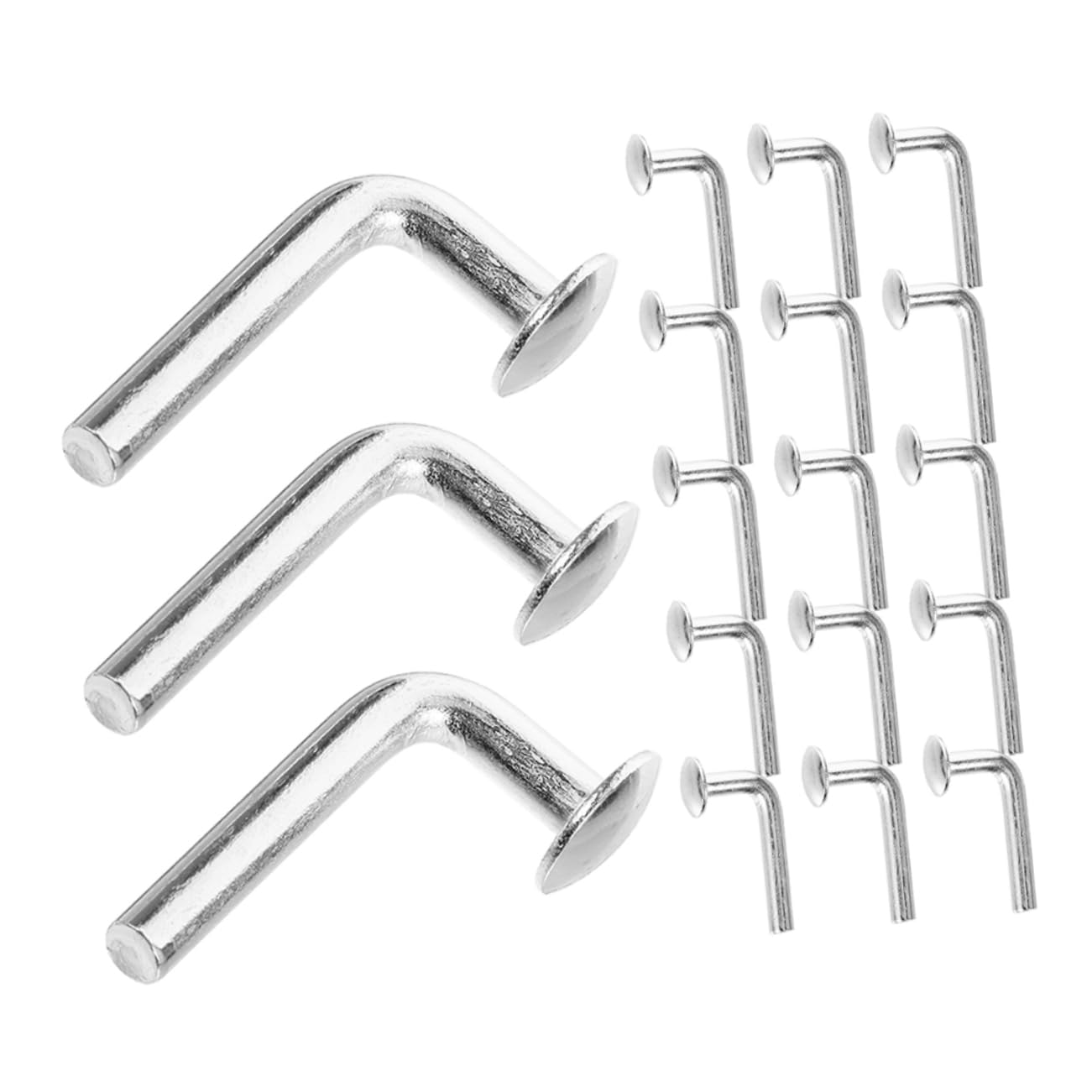 Healifty 70pcs Heavy Duty Pallet Racking Safety Pin Galvanized Bolt Lock for Pallet Rack Accessories Easy Install Drop Pin for Warehouse and Storage Stability