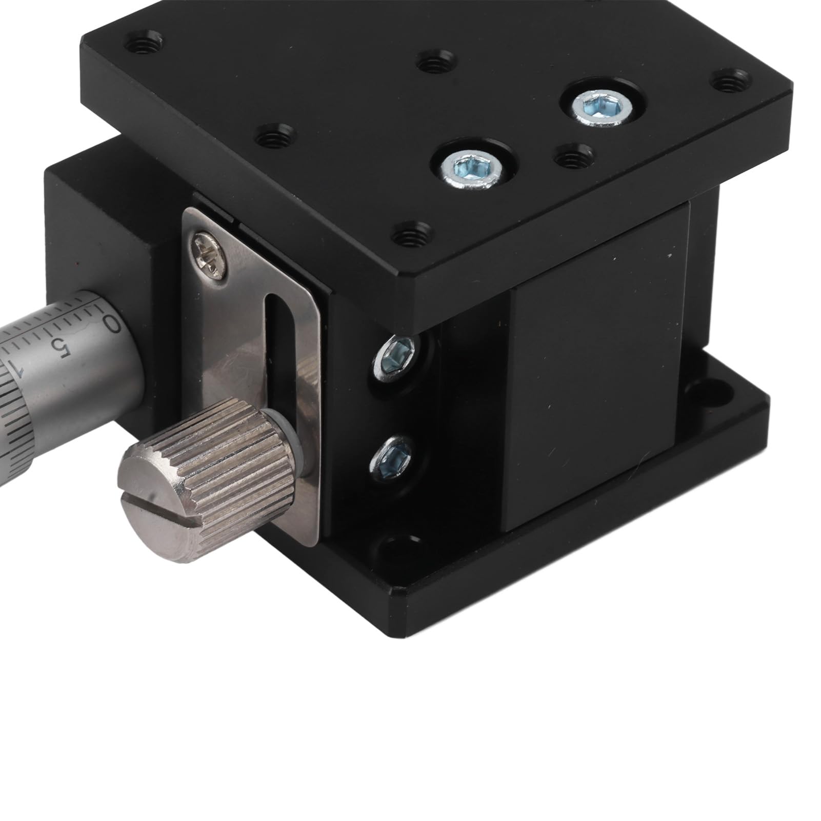 Fafeicy Tavolino Lineare Manuale, Tavola Scorrevole con Asse Z in Lega di Alluminio per Posizionamento di Precisione con Precisione di 0,02 Mm per Lavorazioni CNC e attività di Stampa 3D