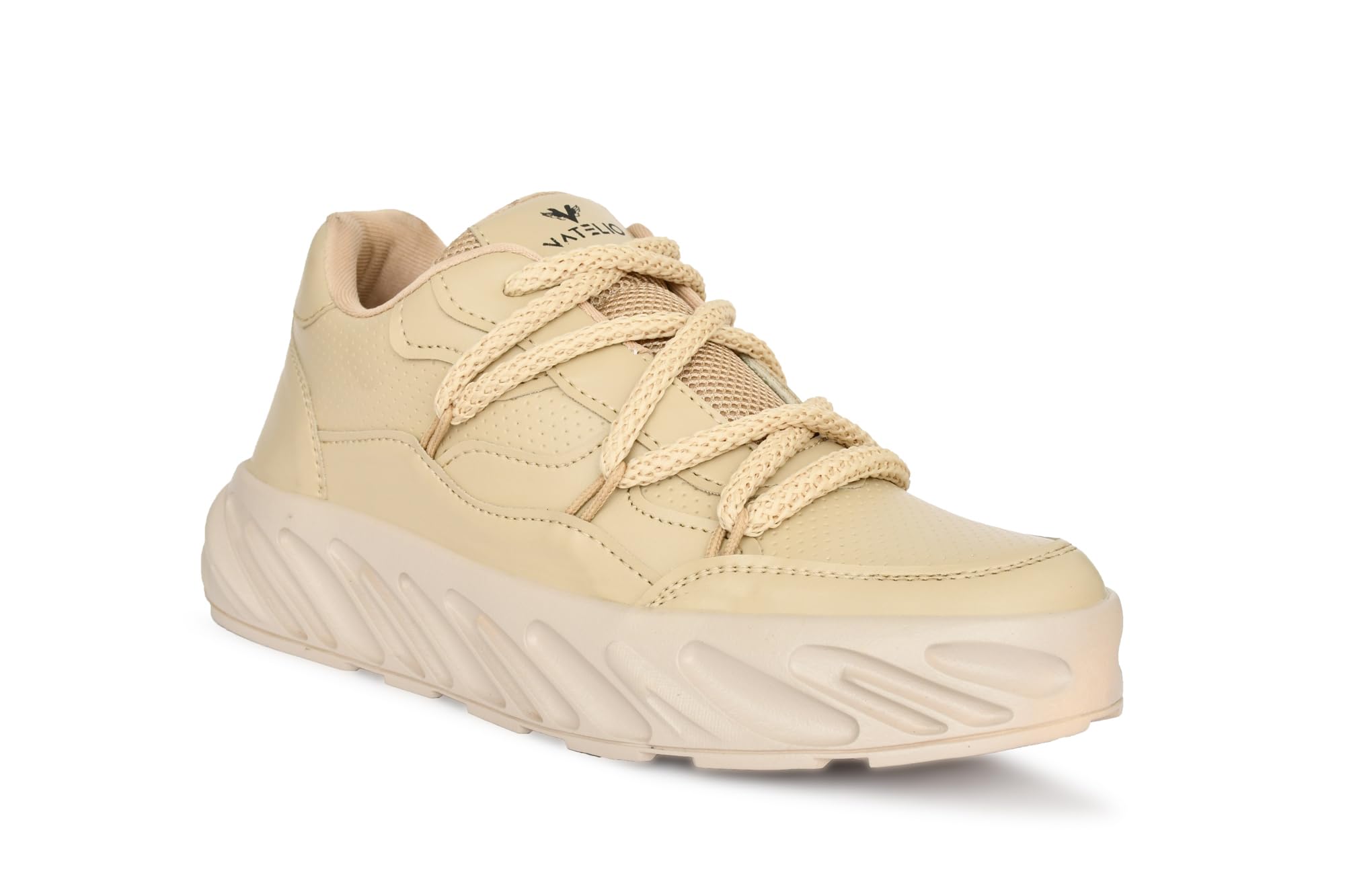 Tan-Brown Synthetic Leather Comfortable,Lightweight & Walking Lace-Ups Casual Shoes for Men 7-image-23