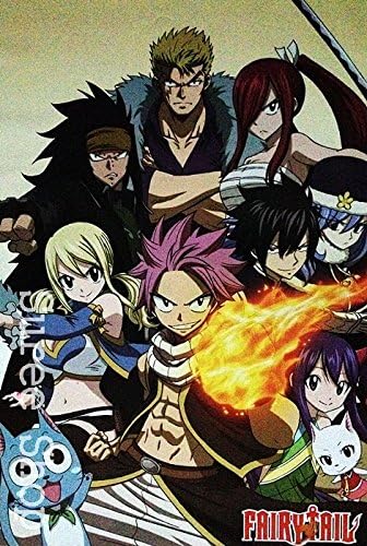 O-7612 Fairy Tail Wall Decoration Japaness Cartoon, Comic Poster#11 Size 24"x35"inch. Rare New - Image Print Photo