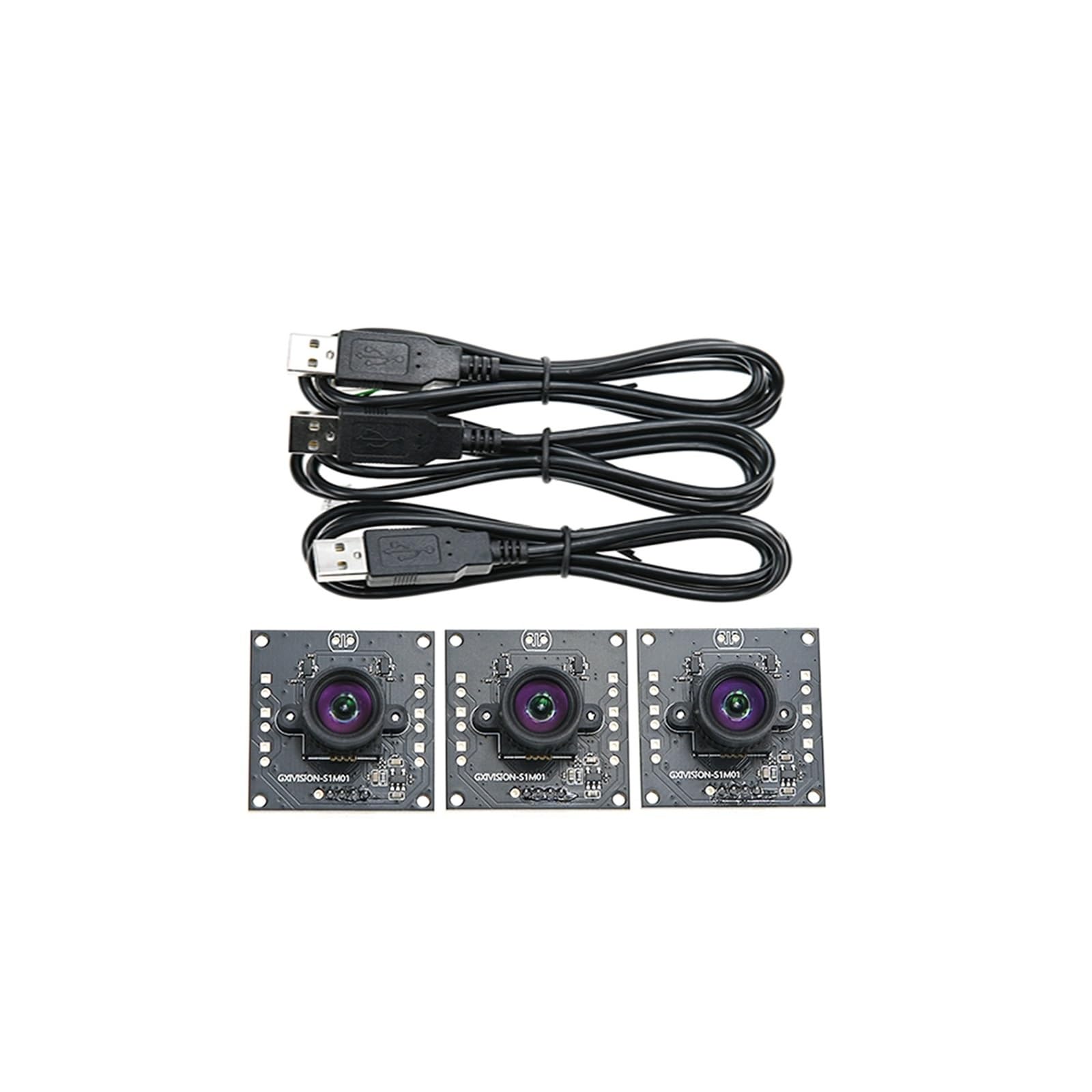 USB Camera Module IMX179 /OV2735/OV9732/OV2710 100 Degree 30fps 2M Cbale No Distortion(Ov9732 3pcs)-image-27