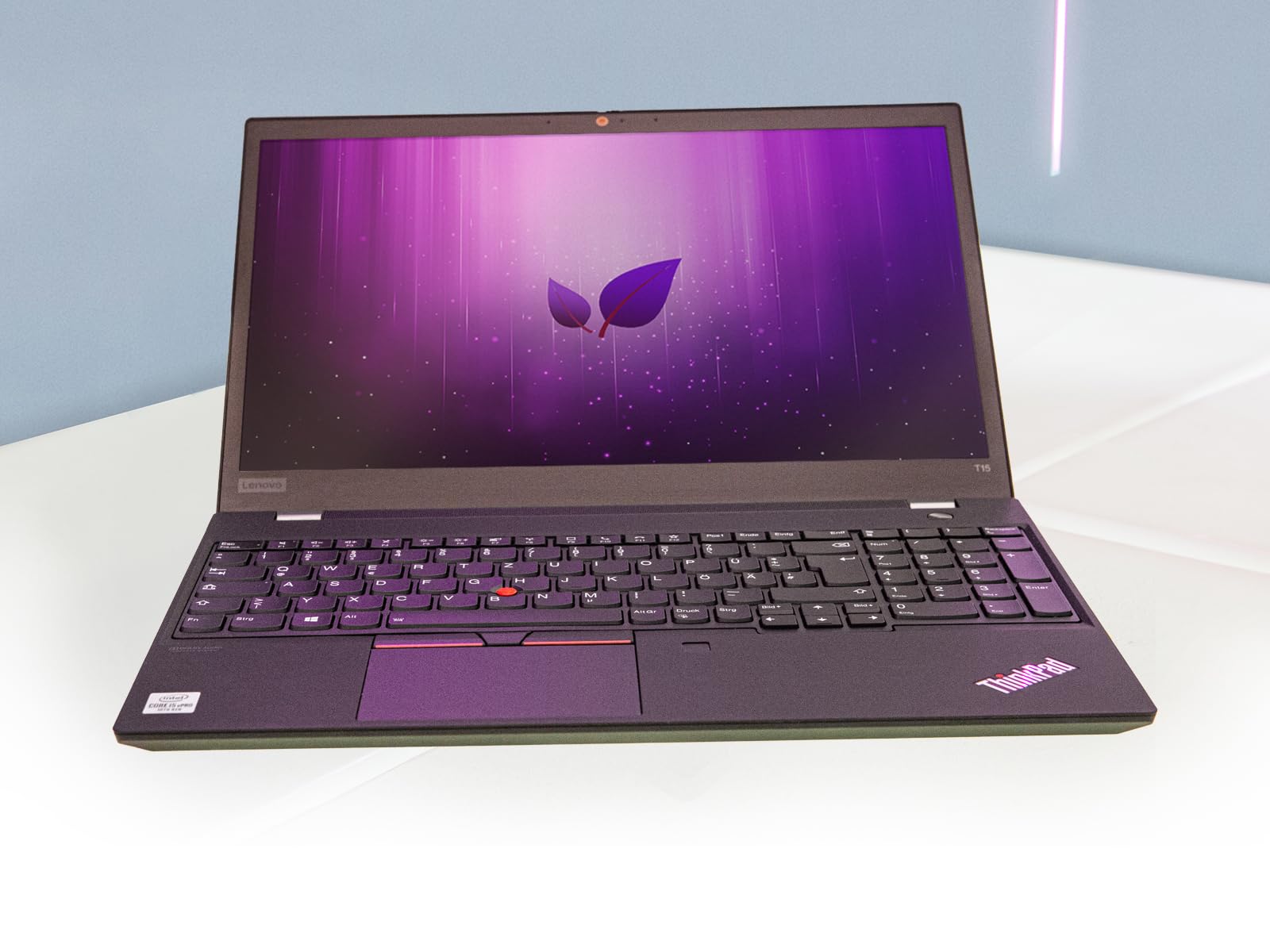 Lenovo ThinkPad T15 Gen1 Intel i7 4x1.8 GHz Prozessor, 32 GB Arbeitsspeicher, 512 GB SSD, 15.6 Zoll Display, Full HD 1920x1080 IPS, Windows 11 Pro BY2 (Generalüberholt)
