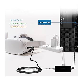 Amazon.co.jp: SHEAWA リンクケーブル・Meta Quest 3S/Quest 3
