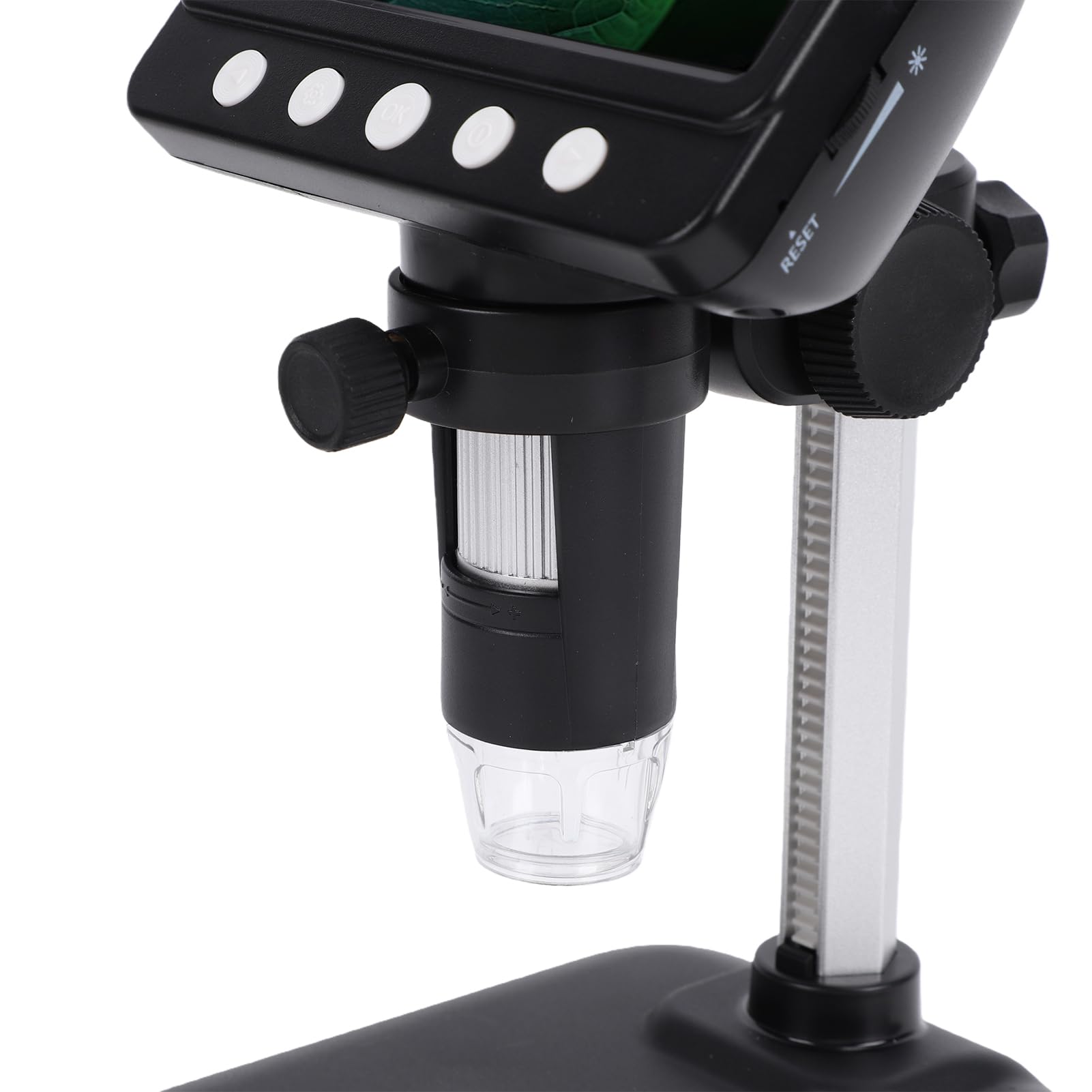 Hyuduo Digitales LCD Mikroskop, Elektronisches Mikroskop 4,3 Zoll | 50–1000x Vergrößerung, 2MP HD, 1080P Foto/Video, 2000mAh , für Win/