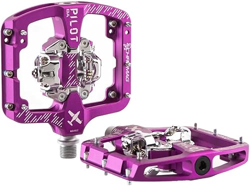 Miniatura 1 de Chromag Pilot BA Pedales - Doble cara sin clipless, 916", morado, ancho