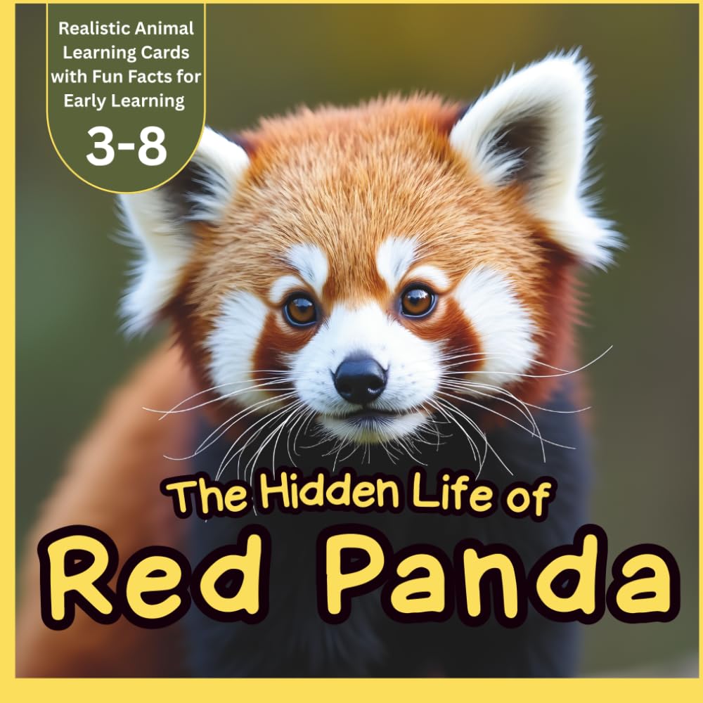 The hidden life of Red Panda Facts for Kids : Fun and Educational Wildlife Facts with Realistic Photos: Learn About Red Pandas, Their Habitat, Diet, ... | Nature Learning | Homeschool Resource